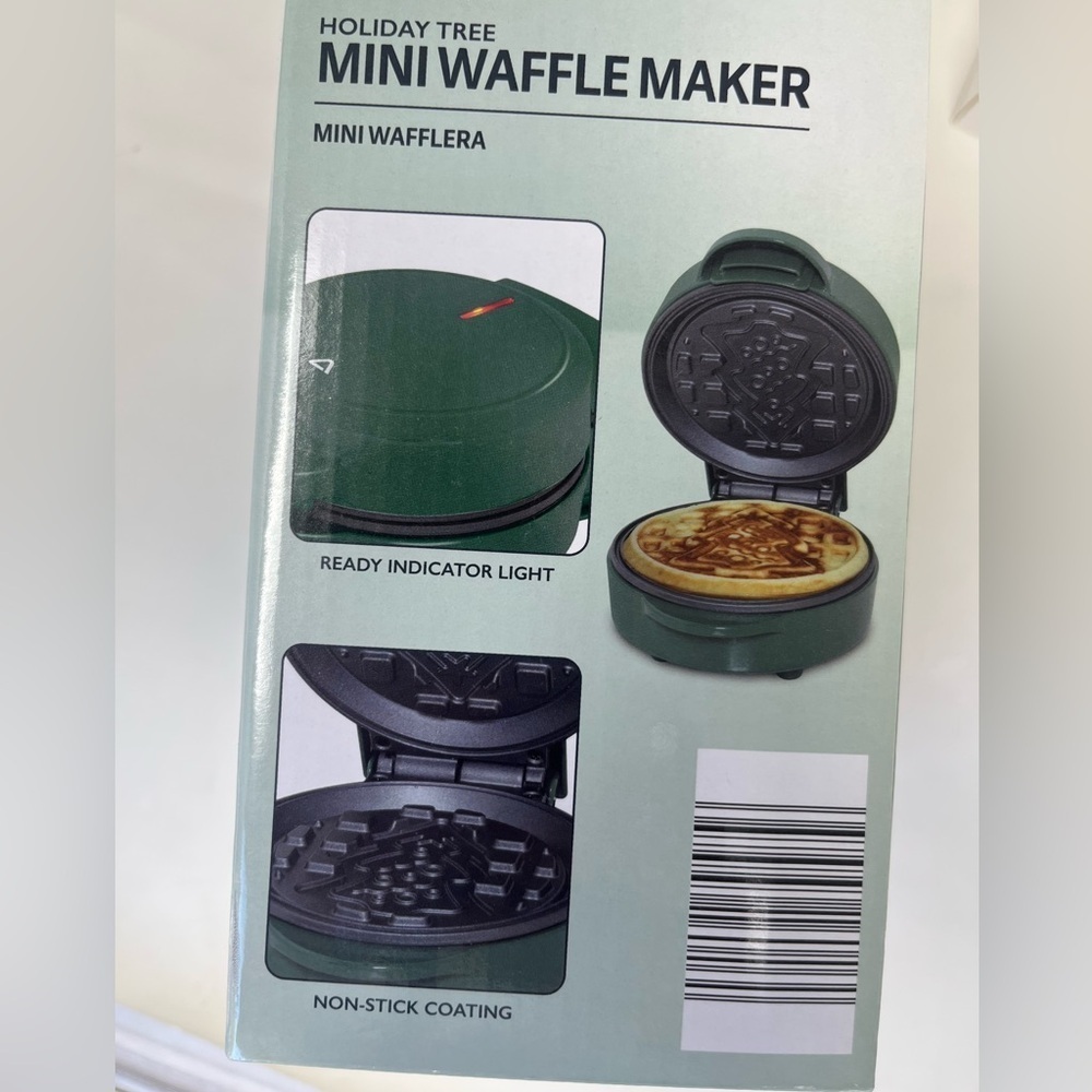Ambiano xmas tree Waffle Maker NEW - Picture 4 of 5